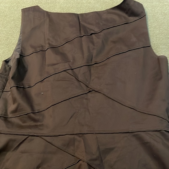 Calvin Klein Sleeveless Women's Brown Dress Size 14 (TD) - Picture 6 of 6